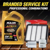 Oil Air Fuel Filter 5L APX5W30C1 Oil Service Kit for Mazda Mazda 6 GJ 4cyl 2.2L