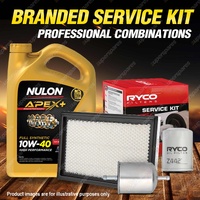 Oil Air Fuel Filter 5L APX10W40 Oil Service Kit for Nissan Pulsar N14 SSS Ti 2L