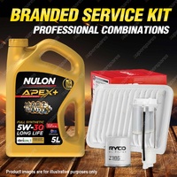 Oil Air Fuel Filter 5L APX5W30D1 Engine Oil for Toyota Yaris NCP91R 4cyl 1.5L