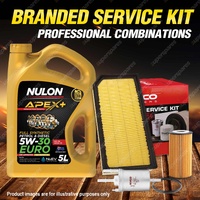 Oil Air Fuel Filter 5L APX5W30C3 Oil Service Kit for Volkswagen Golf Mk V GTI 2L