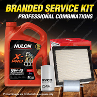 Ryco Oil Air Fuel Filter 5L XPR15W40 Service Kit for Volkswagen Kombi 70C 2.5L