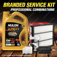 Ryco Oil Air Fuel Filter 5L APX5W30D1 Engine Oil for Hyundai Terracan HP 3.5L V6