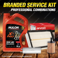 Ryco Oil Air Fuel Filter 5L XPR15W40 Service Kit for Volkswagen Kombi T5 1.9 TD