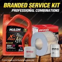 Ryco Oil Air Fuel Filter 7L XPRHD15W40 Engine Oil for Landcruiser BJ 40 42 70 73