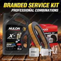 Ryco Oil Air Fuel Filter 5L PRO20W50 Service Kit for Mitsubishi Cordia AA AB AC