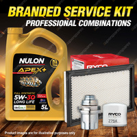 Ryco Oil Air Fuel Filter 5L APX5W30D1 Service Kit for Subaru Outback BH BHE 3.0L