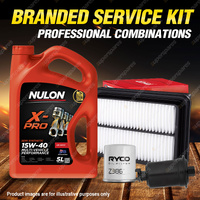 Ryco Oil Air Fuel Filter 5L XPR15W40 Service Kit for Toyota Camry SV11 SV20 21