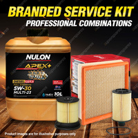 Ryco Oil Air Fuel Filter 10L APX5W30C23 Eng Oil for Jeep Grand Cherokee WK 13-ON