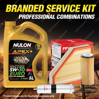 Ryco Oil Air Fuel Filter 5L APX5W30C3 Service Kit for BMW 330D E90 E92 E93 10-13