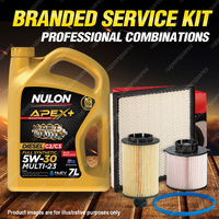 Ryco Oil Air Fuel Filter 7L APX5W30C23 Service Kit for Holden Cruze JH 2.0L CDi