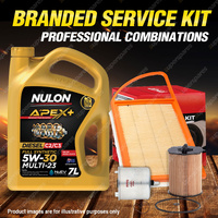 Ryco Oil Air Fuel Filter 7L APX5W30C23 Service Kit for Citroen Berlingo B9 C3 C4