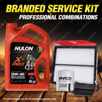 Ryco Oil Air Fuel Filter 5L XPR15W40 Oil Service Kit for Mazda 929 HC 3.0L V6