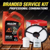 Ryco Oil Air Fuel Filter 5L XPR15W40 Oil Service Kit for Suzuki Swift Cino 1.3L