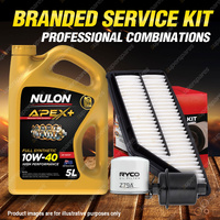 Ryco Oil Air Fuel Filter 5L APX10W40 Oil Service Kit for Honda Prelude BB 97-02