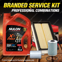 Ryco Oil Air Fuel Filter 5L XPR15W50 Eng. Oil Service Kit for BMW 320i E30 2.0L