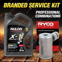 Ryco Oil Filter Nulon 5L PRO20W50 Engine Oil Kit for Bmw 1600 1800 2000 2002 E10