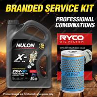 Ryco Oil Filter Nulon 5L PRO20W50 Engine Oil Kit for Mercedes Benz 190C 200 W110