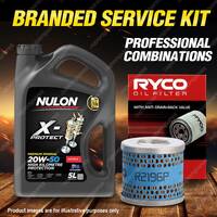 Ryco Oil Filter 5L PRO20W50 Engine Oil Service Kit for Holden Torana HB LC LJ TA
