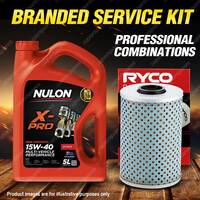 Ryco Oil Filter Nulon 5L XPR15W40 Engine Oil for Bmw 528I 535I 633Csi 730Il 733I
