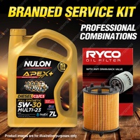 Ryco Oil Filter 7L APX5W30C23 Engine Oil Service Kit for Holden Astra