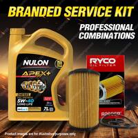 Ryco Oil Filter 7L APX5W40D2 Engine Oil Service Kit for Mercedes Benz C E Class