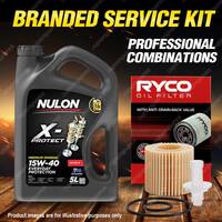 Ryco Oil Filter 5L PRO15W40 Engine Oil Service Kit for Daihatsu Sirion M301 4cyl