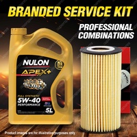 Ryco Oil Filter 5L APX5W40 Engine Oil Service Kit for Volvo C30 S40 S60 V50