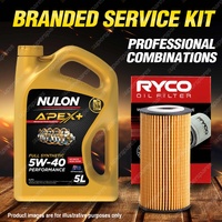 Ryco Oil Filter 5L APX5W40 Engine Oil Service Kit for Audi A3 8P A4 B7 A6 C6