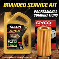 Ryco Oil Filter 5L APX5W30C3 Engine Oil Service Kit for Volvo C30 MK77 C70 MC38