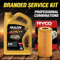 Ryco Oil Filter Nulon 5L APX5W30A5 Engine Oil Kit for Ford Focus Xr5 LS Kuga TE
