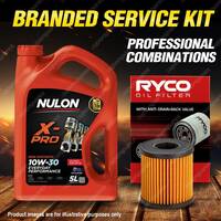 Ryco Oil Filter 5L XPR10W30 Engine Oil Service Kit for Peugeot 206 CC Cabriolet