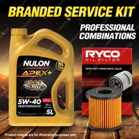 Ryco Oil Filter Nulon 5L APX5W40 Engine Oil Kit for Mini Cooper S