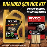 Ryco Oil Filter 5L APX5W30C3 Engine Oil Service Kit for Smart Fortwo A451 A450