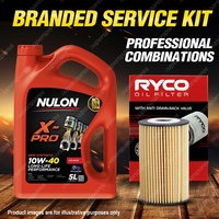 Ryco Oil Filter 5L XPR10W40 Engine Oil Service Kit for Kia Rondo RP Soul AM