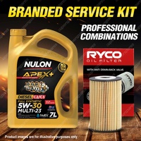 Ryco Oil Filter 7L APX5W30C23 Engine Oil Service Kit for Hyundai Accent RB 12-13