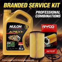 Ryco Oil Filter 5L APX5W30C3 Eng. Oil Service Kit for Audi A1 A3 8P A4 B8 A5 Tt