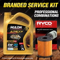 Ryco Oil Filter 7L APX5W40D2 Engine Oil Service Kit for Fiat 500 150 Ritmo Turbo