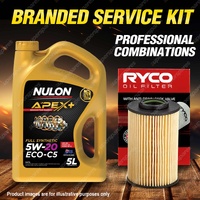Ryco Oil Filter 5L APX5W20C5 Engine Oil Service Kit for Kia Grand Carnival VQ