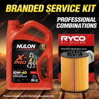 Ryco Oil Filter Nulon 5L XPR10W40 Engine Oil Kit for Volkswagen Passat 3C Cc 3CC