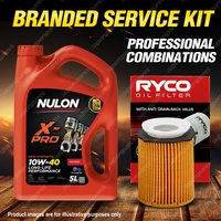 Ryco Oil Filter Nulon 5L XPR10W40 Engine Oil Kit for Mercedes Benz Cla200 Cla250