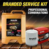 Ryco Oil Filter Nulon 7L APX5W40D2 Engine Oil Kit for Mercedes Benz Glc250D X253