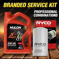 Ryco Oil Filter 5L XPR15W40 Engine Oil Service Kit for Toyota Celica Corona 4cyl