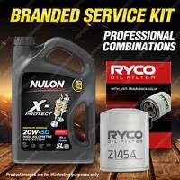 Ryco Oil Filter 5L PRO20W50 Engine Oil Kit for Holden Astra Calais Commodore VL