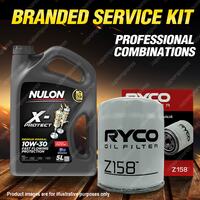 Ryco Oil Filter 5L PRO10W30 Engine Oil Service Kit for Toyota Corolla AE80 1.3