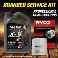 Ryco Oil Filter 5L PRO15W40 Engine Oil Service Kit for Holden VT V8 II WH