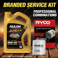 Ryco Oil Filter 5L APX10W40 Engine Oil Kit for Toyota Camry Celica Corolla