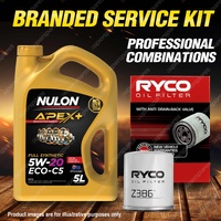 Ryco Oil Filter 5L APX5W20C5 Engine Oil Service Kit for Toyota Corolla Prius C
