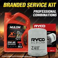 Ryco Oil Filter 5L XPR15W40 Eng. Oil Service Kit for Mazda 323 626 929 Mpv Mx-6