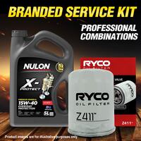 Ryco Oil Filter Nulon 5L PM15W40 Engine Oil Kit for Ford Probe Telstar