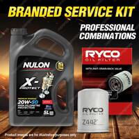 Ryco Oil Filter 5L PRO20W50 Engine Oil Service Kit for Nissan Nx Nx-R Coupe